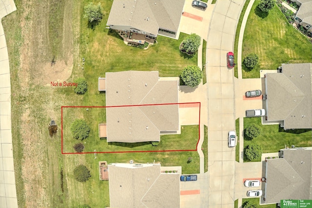 6200 Maple View Dr, Lincoln, NE 68512 - aerial overview of property's location with property boundaries highlighted
