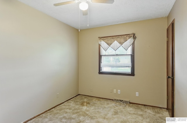 128 S 110th St, Omaha, NE 68154 - carpeted empty room featuring a ceiling fan and baseboards