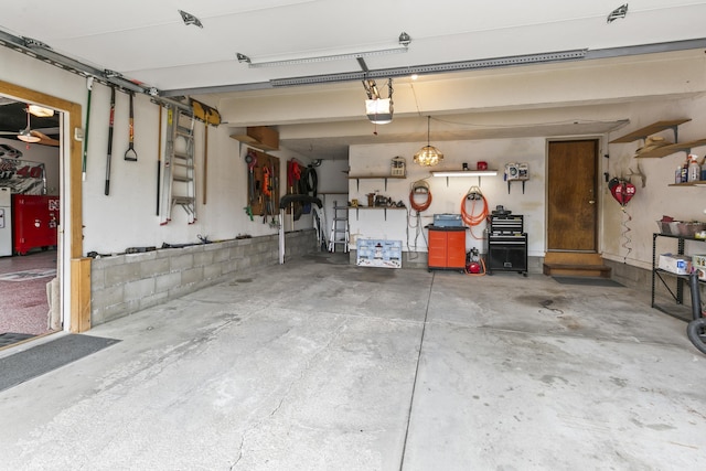 13952 Frederick Cir, Omaha, NE 68138 - garage with a garage door opener
