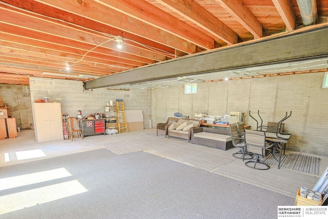 5531 County Road 34, Fort Calhoun, NE 68023 - basement with carpet