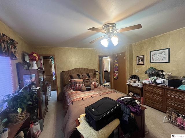 901 E 9th St, Valentine, NE 69201 - bedroom with carpet and a ceiling fan