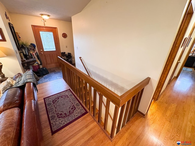 1507 SW 13th St, Lincoln, NE 68522 - foyer with light wood-style floors