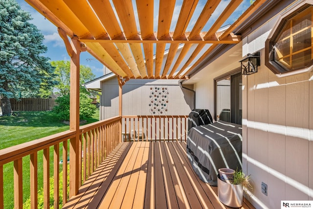 5082 S 149th Ct, Omaha, NE 68137 - view of wooden terrace