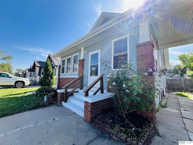 6916 N 24th St, Omaha, NE 68112 - view of front of property with entry steps and brick siding