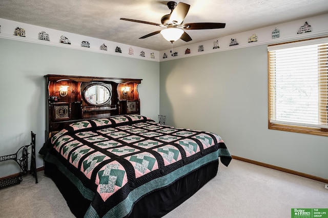 8112 Molokai Dr, Papillion, NE 68046 - carpeted bedroom with baseboards and a ceiling fan
