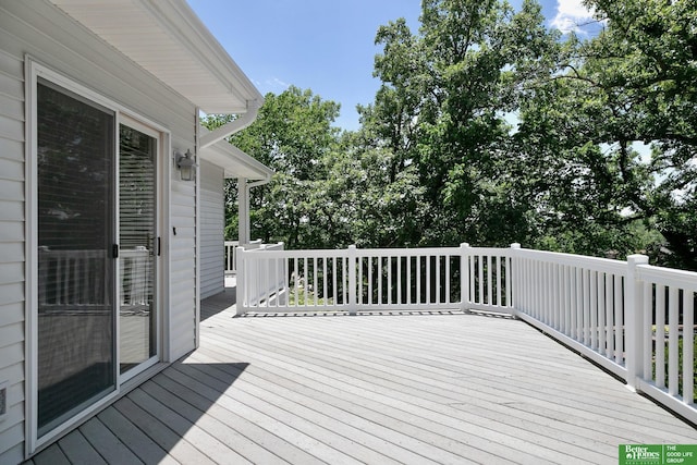8112 Molokai Dr, Papillion, NE 68046 - view of wooden deck