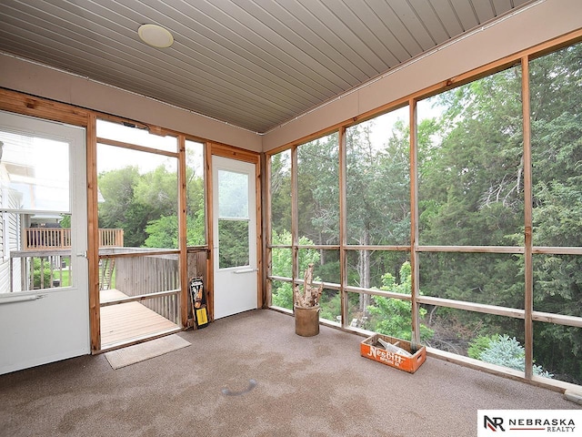 1853 SW 38th St, Lincoln, NE 68522 - unfurnished sunroom featuring carpet and healthy amount of natural light