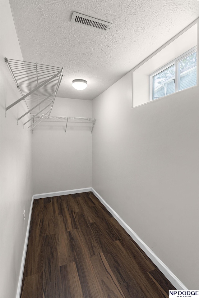 5435 S 18th St, Omaha, NE 68107 - spacious closet with dark wood finished floors