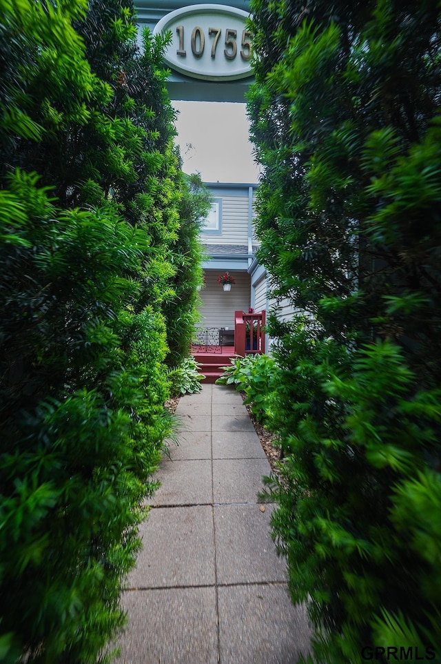 10755 Berry Plz, Omaha, NE 68127 - view of property's community with a wooden deck