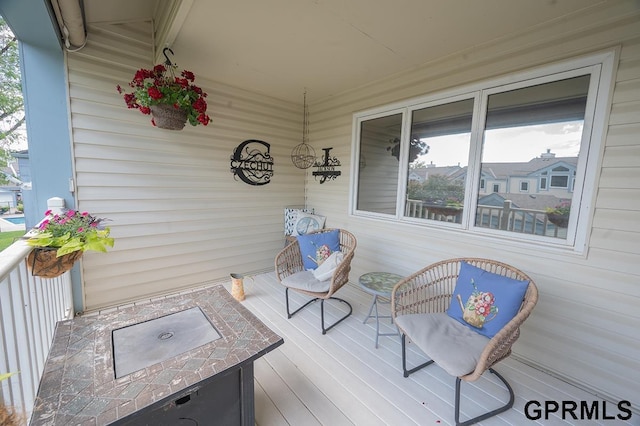 10755 Berry Plz, Omaha, NE 68127 - view of wooden deck