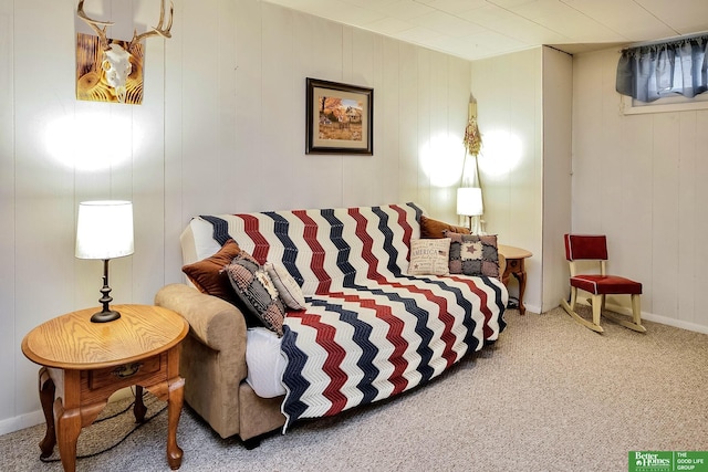 7535 S 76th St, La Vista, NE 68128 - carpeted living area featuring baseboards