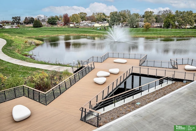 7535 S 76th St, La Vista, NE 68128 - dock area with a water view