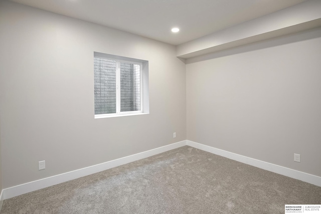 5445 S 51st St, Omaha, NE 68117 - unfurnished room featuring carpet, recessed lighting, and baseboards