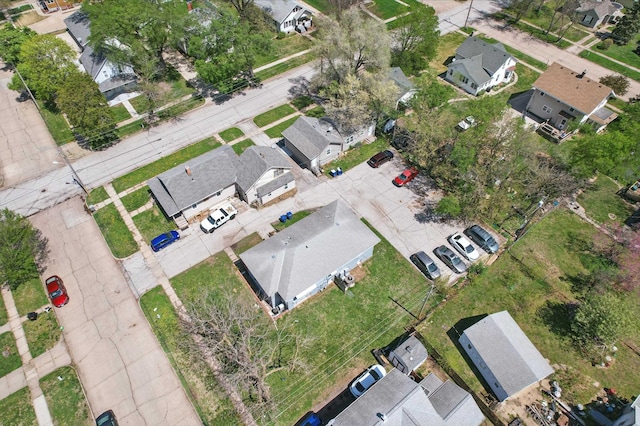1136-1138 N D St, Fremont, NE 68025 - aerial view of property's location featuring nearby suburban area