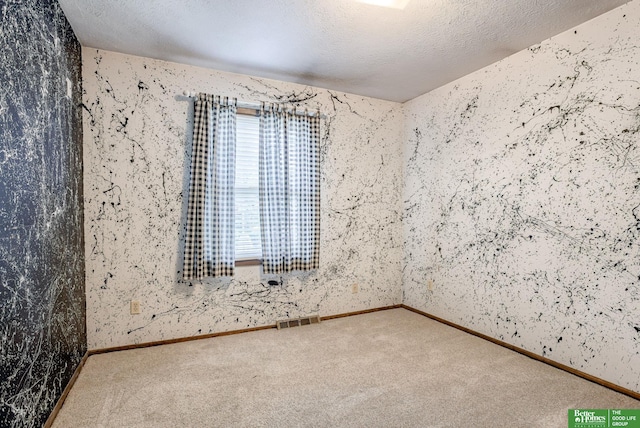 3209 Coffey Ave, Omaha, NE 68123 - empty room with carpet and a textured ceiling