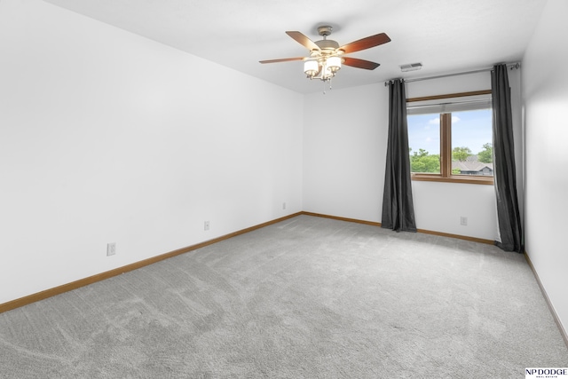 910 W Centennial Rd, Papillion, NE 68046 - empty room with a ceiling fan, carpet floors, and baseboards