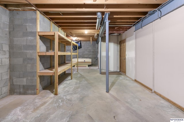 910 W Centennial Rd, Papillion, NE 68046 - view of unfinished basement