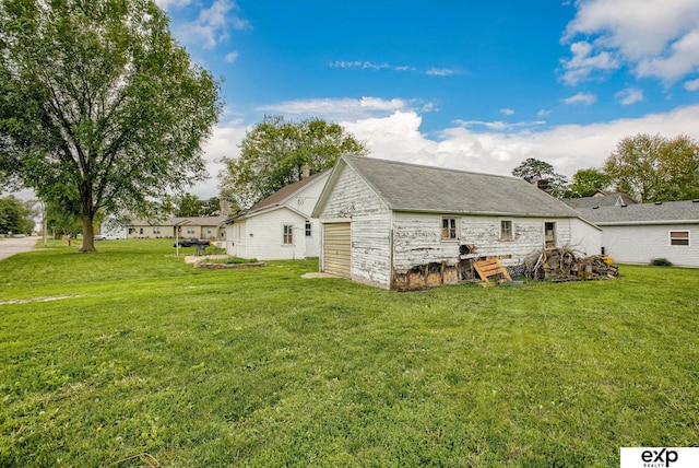 101 Station St, Shelby, IA 51570 - view of home's exterior with a yard