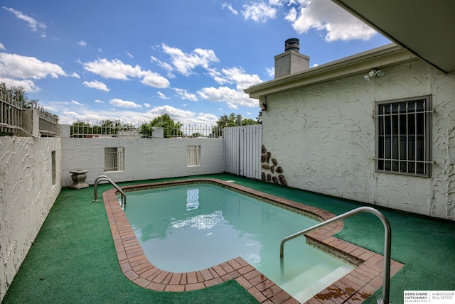 1905 S 116th St, Omaha, NE 68144 - view of swimming pool featuring a fenced backyard