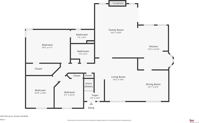 12231 Binney St, Omaha, NE 68164 - home floor plan