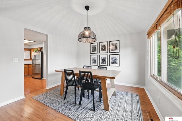 12231 Binney St, Omaha, NE 68164 - dining space with light wood-style floors and baseboards