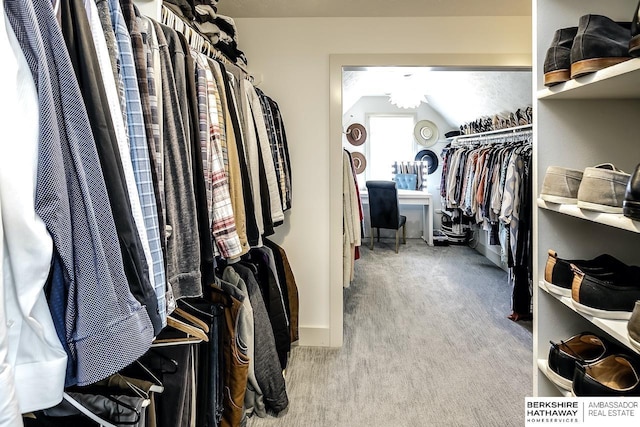 3334 S 188th Ave, Omaha, NE 68130 - spacious closet with carpet floors and lofted ceiling