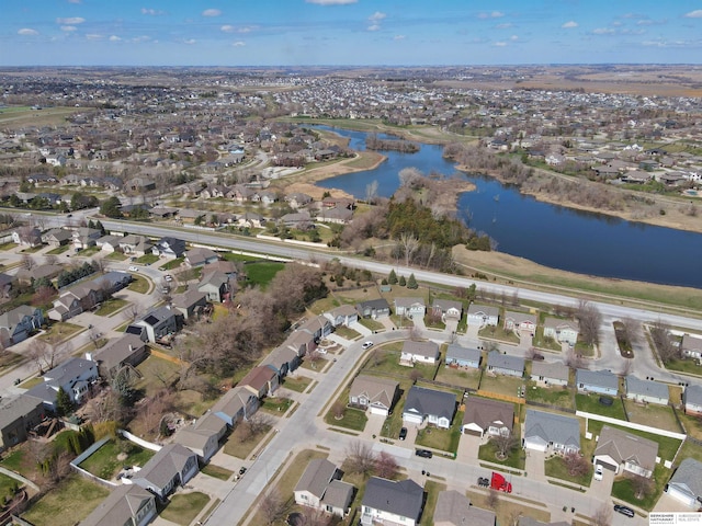 6704 N 149th Ave, Omaha, NE 68116 - aerial overview of property's location featuring nearby suburban area and a nearby body of water