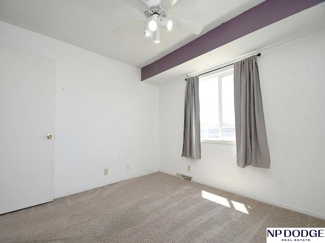 12067 Patrick Ave, Omaha, NE 68164 - empty room with carpet and a ceiling fan
