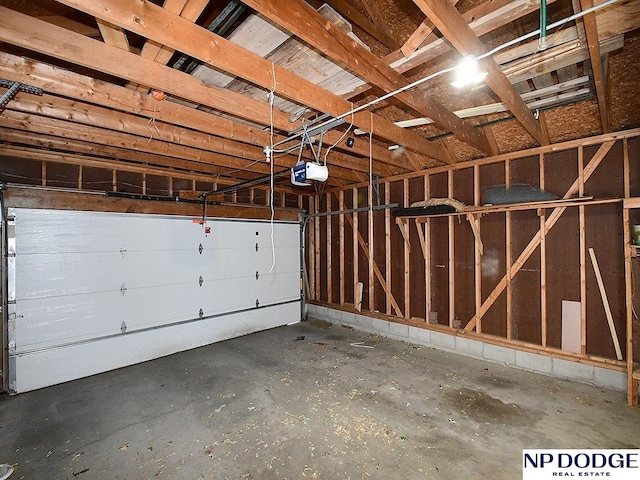 12067 Patrick Ave, Omaha, NE 68164 - garage featuring a garage door opener
