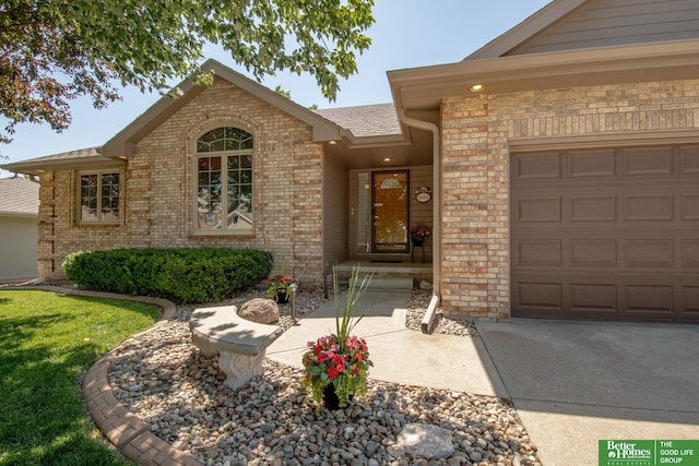 17139 S St, Omaha, NE 68135 - ranch-style home with brick siding and a garage