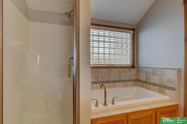 17139 S St, Omaha, NE 68135 - bathroom featuring a shower stall and a bath