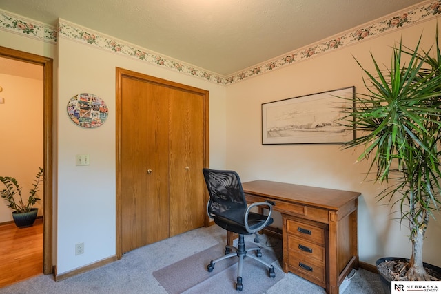 9910 Ohio St, Omaha, NE 68134 - office with carpet floors and baseboards