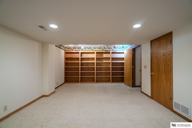9910 Ohio St, Omaha, NE 68134 - finished basement featuring carpet floors, recessed lighting, and baseboards