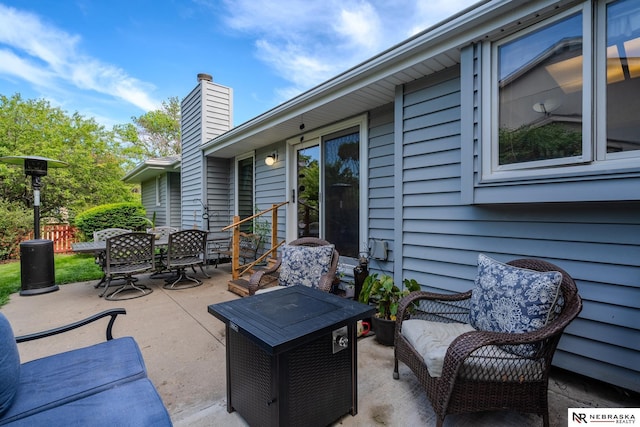 9910 Ohio St, Omaha, NE 68134 - view of patio / terrace with outdoor dining space