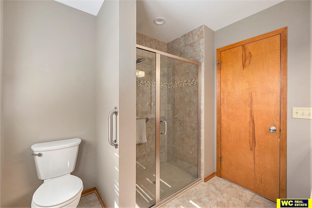 1341 Wilbur St, Blair, NE 68008 - full bathroom with toilet and a shower stall