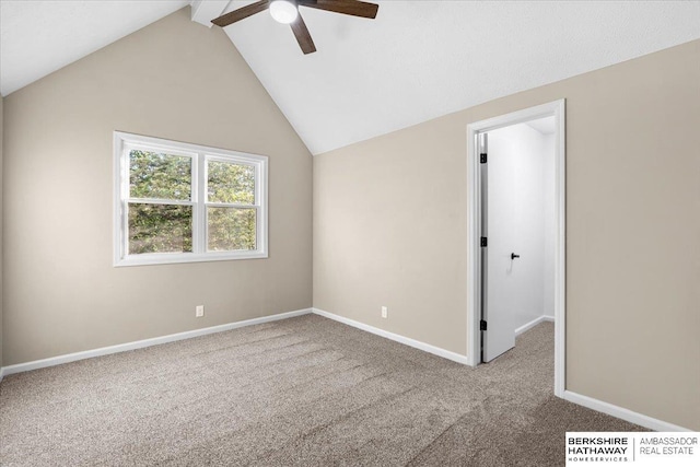 16324 Chicago St, Omaha, NE 68118 - unfurnished room with ceiling fan, carpet flooring, and baseboards