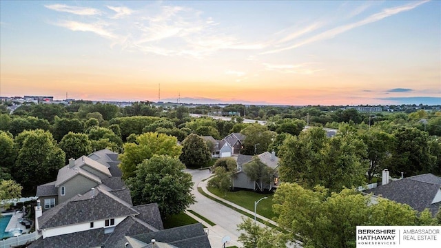 16324 Chicago St, Omaha, NE 68118 - view of aerial view at dusk