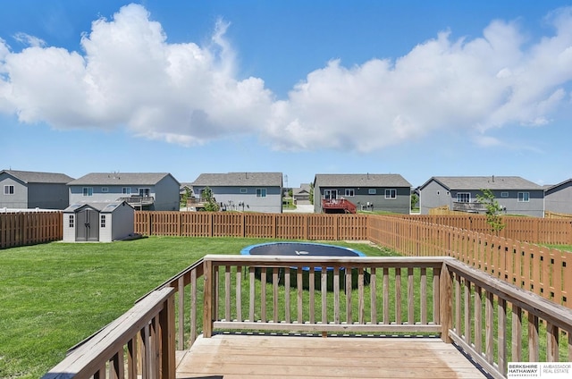 7164 N 167th St, Bennington, NE 68007 - deck featuring a residential view