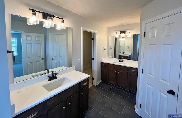 4618 N 212th St, Elkhorn, NE 68022 - full bath featuring two vanities and tile patterned flooring