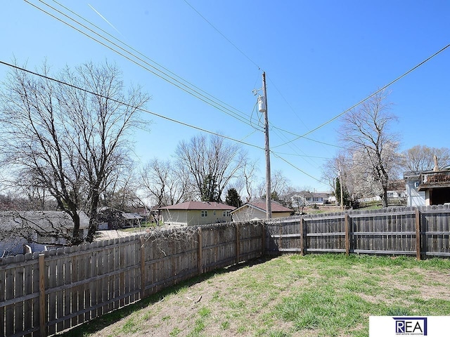 2103 Randall Dr, Bellevue, NE 68005 - fenced backyard with a residential view