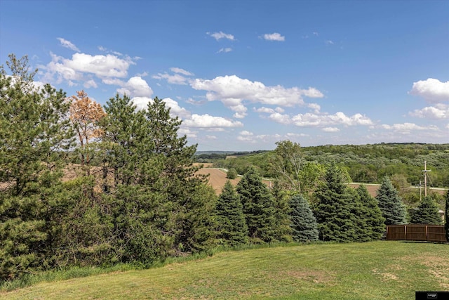 2706 Overlook Cir, Plattsmouth, NE 68048 - view of yard featuring a forest view