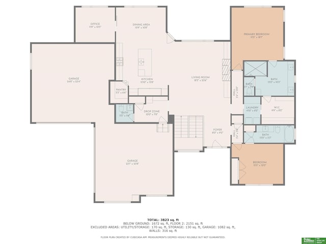 12369 Cooper St, Papillion, NE 68046 - property floor plan