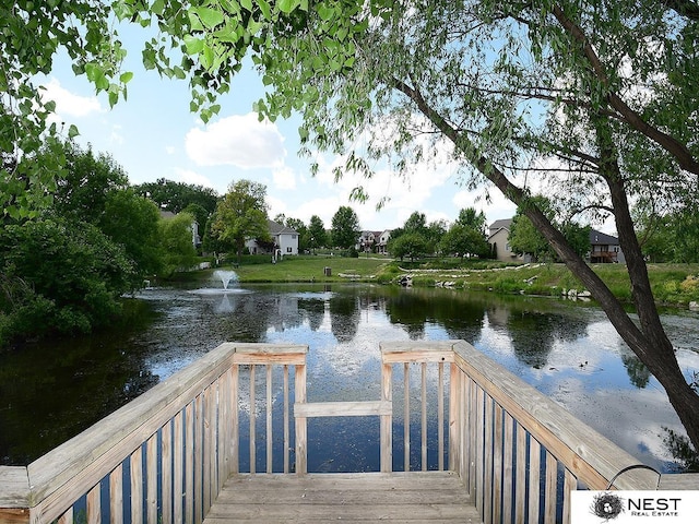 7521 Exbury Rd, Lincoln, NE 68516 - dock featuring a water view
