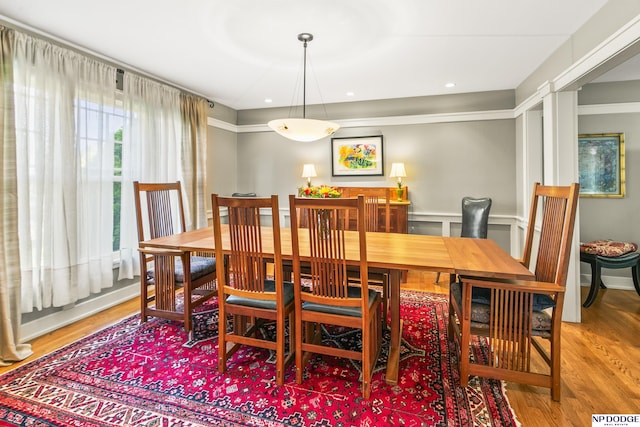 9826 Harney Pkwy N, Omaha, NE 68114 - dining room featuring wood finished floors