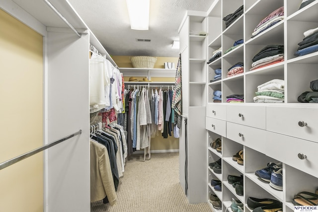 9826 Harney Pkwy N, Omaha, NE 68114 - walk in closet featuring light colored carpet