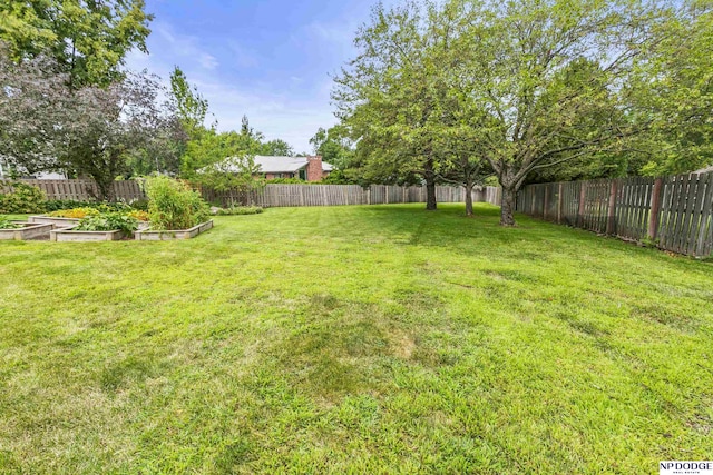 9826 Harney Pkwy N, Omaha, NE 68114 - view of yard with a garden