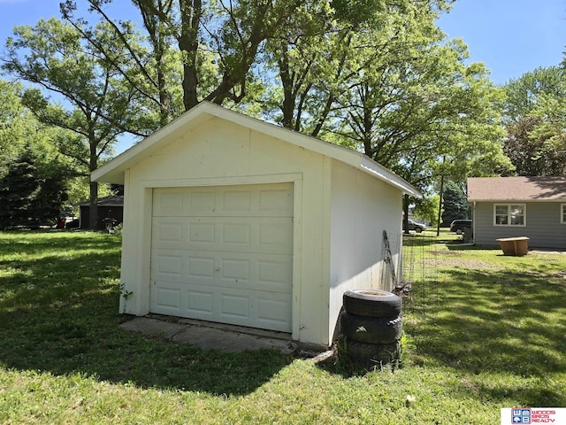 1241 Bessie St, Goehner, NE 68364 - view of detached garage