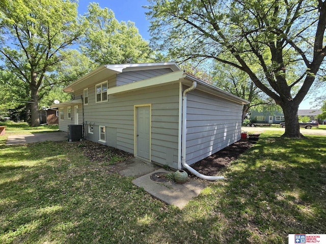 1241 Bessie St, Goehner, NE 68364 - view of outdoor structure featuring central air condition unit