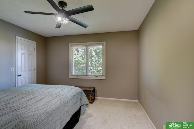 1014 Hickory Hill Rd, Papillion, NE 68046 - carpeted bedroom featuring baseboards and ceiling fan