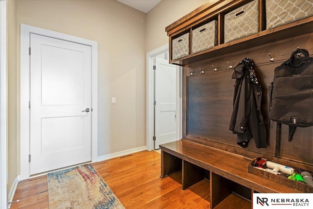 12601 S 78th St, Papillion, NE 68046 - mudroom with light wood-style floors and baseboards